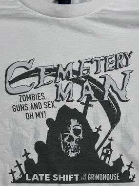 Cemetery Man horror film punk goth White Unisex T-Shirt